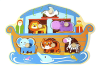 DreamLand houten noppenpuzzel Noah's ark