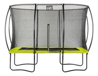 EXIT trampolineset Silhouette L 3,05 x B 2,14 m lime-Vooraanzicht