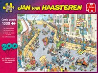Jumbo puzzel Jan Van Haasteren De Zeepkistenrace-Vooraanzicht