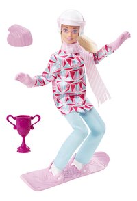 Barbie mannequinpop Wintersport Snowboarder-commercieel beeld
