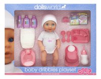 Dolls World poupée Baby Dribbles - 38 cm-Avant