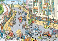 Jumbo puzzel Jan Van Haasteren De Zeepkistenrace-Vooraanzicht