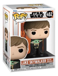 Funko Pop! figurine Star Wars The Mandalorian - Luke Skywalker with Grogu + t-shirt taille S-Détail de l'article