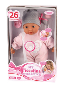 Poupée Piccolina interactive 38cm-Avant
