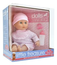 Dolls World poupée souple Little Treasure rose - 38 cm-Côté gauche