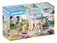 PLAYMOBIL Horses of Waterfall 71354 Isabella en leeuwin speelset-Linkerzijde