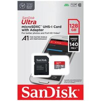 SanDisk Carte mémoire microSDXC Ultra 128 Go-Image temporaire