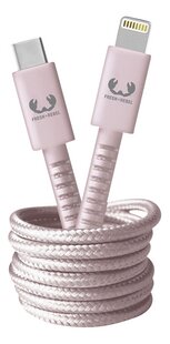 Fresh 'n Rebel kabel USB-C - Lightning 2 m Smokey Pink-Vooraanzicht