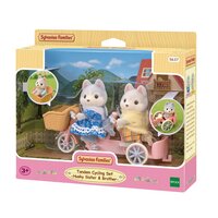 Sylvanian Families Husky avec tandem