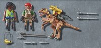 PLAYMOBIL Dino Rise 71264 Deinonychus et guerriers-Image 1