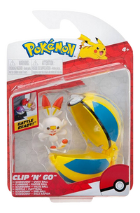 Pokémon Clip 'N Go Wave 10 Flambino + Rapide Ball-Avant