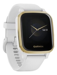 Garmin smartwatch Venu Sq White/Light Gold-Linkerzijde