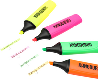 Kangourou fluostift Classic - 4 stuks-Afbeelding 1