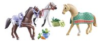 PLAYMOBIL Horses of Waterfall 71356 3 chevaux : Morgan, Quarter Horse & Shagya-Avant