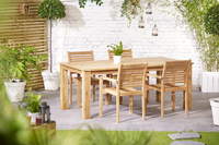 G&S table de jardin Corsica L 200 x Lg 100 cm-Image 2