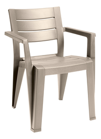 Keter tuinset Futura/Julie grafietgrijs/cappuccino - 4 stoelen-Artikeldetail
