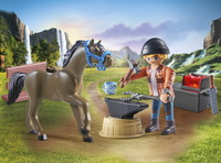 PLAYMOBIL Horses of Waterfall 71357 Maréchal-ferrant-Image 2