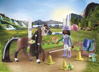 PLAYMOBIL Horses of Waterfall 71355 Zoe & Blaze avec parcours d'obstacles-Image 3