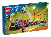 LEGO City 60357 Le défi de cascade : les cercles de feu-Côté gauche