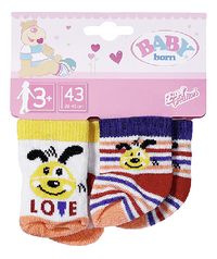 BABY born 2 paires de chaussettes - Chiot