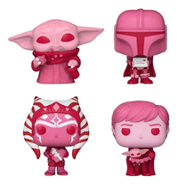 Funko Pop! minifigurine Star Wars The Mandalorian Happy Valentine's Day 4 Pack-Avant