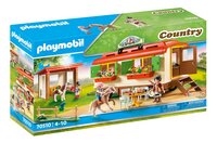 PLAYMOBIL Country 70510 Box de poneys et roulotte