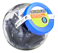Kangourou inktpatronen blauw - 100 stuks-Linkerzijde