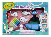 Crayola Washimals Colorie et lave - Animaux marins