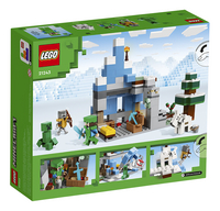 LEGO Minecraft 21243 De Ijsbergtoppen-Achteraanzicht