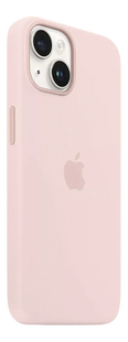 Apple coque en silicone MagSafe pour iPhone 14 Rose craie-Arrière
