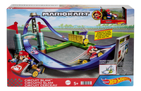 Hot Wheels acrobatische racebaan Mario Kart Circuit Slam-Vooraanzicht