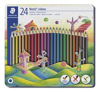 STAEDTLER crayon de couleur Noris Color - 24 pièces