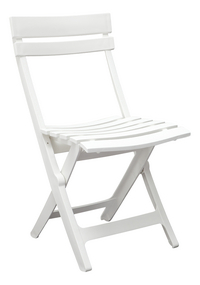Grosfillex chaise pliante Miami blanc