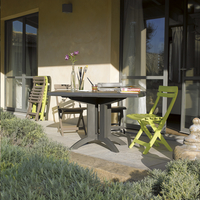 Grosfillex table de jardin Vega 118 anthracite 118 x 77 cm-Image 4