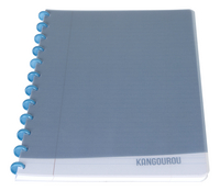 Kangourou schrift A4 gelijnd blauw