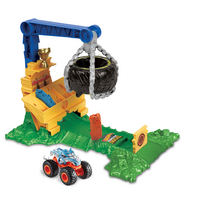Mattel Set de jeu Hot Wheels Monster Trucks Arena Smashers Rhinomite-Avant