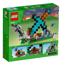 LEGO Minecraft 21244 Uitvalbasis Zwaard-Achteraanzicht