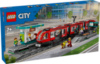 LEGO Set de jeu City Le tramway et la station du centre-ville 60423-commercieel beeld