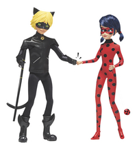 Figurine articulée Miraculous Mission Accomplished - Ladybug & Chat Noir