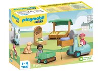 PLAYMOBIL Speelset 1.2.3 Biologische markt 71137