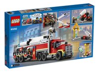 LEGO City 60282 L'unité de commandement des pompiers-Arrière