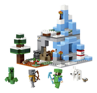 LEGO Minecraft 21243 De Ijsbergtoppen-Vooraanzicht