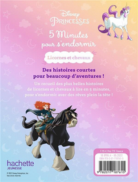 Disney Princess 5 minutes pour s'endormir - Licornes et chevaux-Arrière