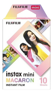 Fujifilm 10 photos Macaron pour Instax mini