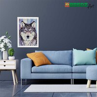 SES Strijkparels Beedz Art - Wolf-Afbeelding 1