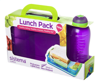 Sistema brooddoos en drinkfles 330 ml Lunch Pack paars