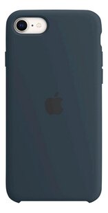 Apple coque en silicone pour iPhone SE 2022 Abyss Blue