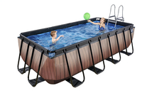 EXIT piscine avec filtre à cartouche L 4 x Lg 2 x H 1 m Wood-Image 2