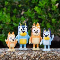 Bluey et sa famille - 4 figurines-Image 1