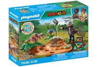 PLAYMOBIL Speelset Dinos Stegosaurusnest met eierdief 71526